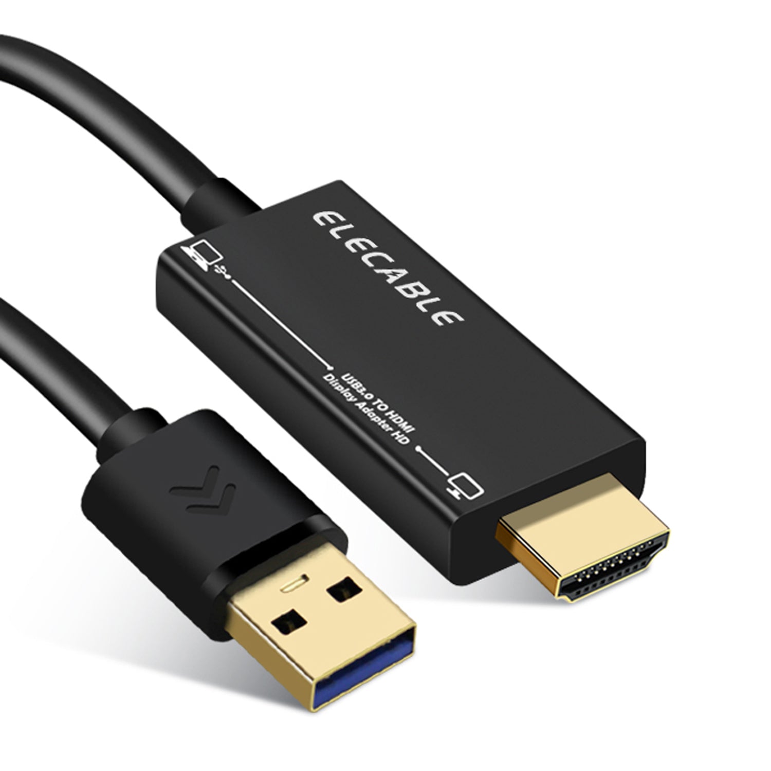 Decode Gøre husarbejde Luftpost USB to HDMI Adapter Cable – ELECABLE