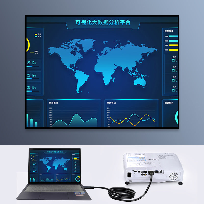 USB Type C to VGA Cable
