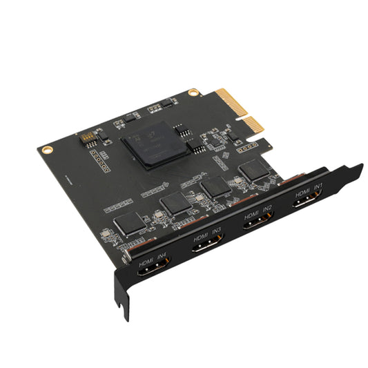 Quad HDMI PCIe Video Capture Card